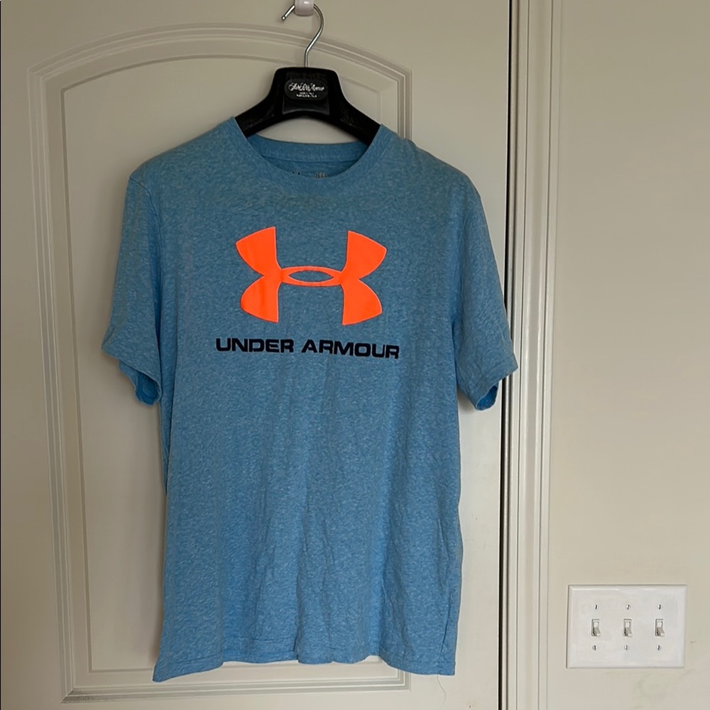 Under Armour Men's Blue T-Shirt Size L